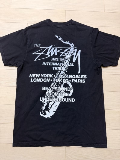Stussy Beat Sounds Tee Pigment Dyed "Black"