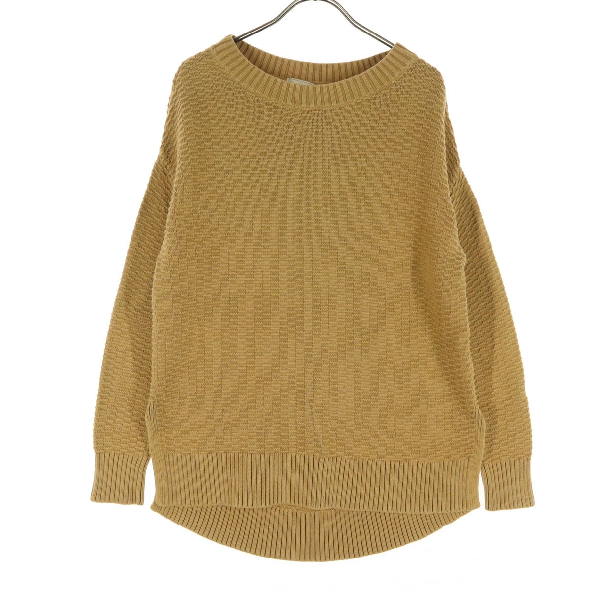 美品 GAP ギャップ 長袖 コットン ニット XS ブラウン系