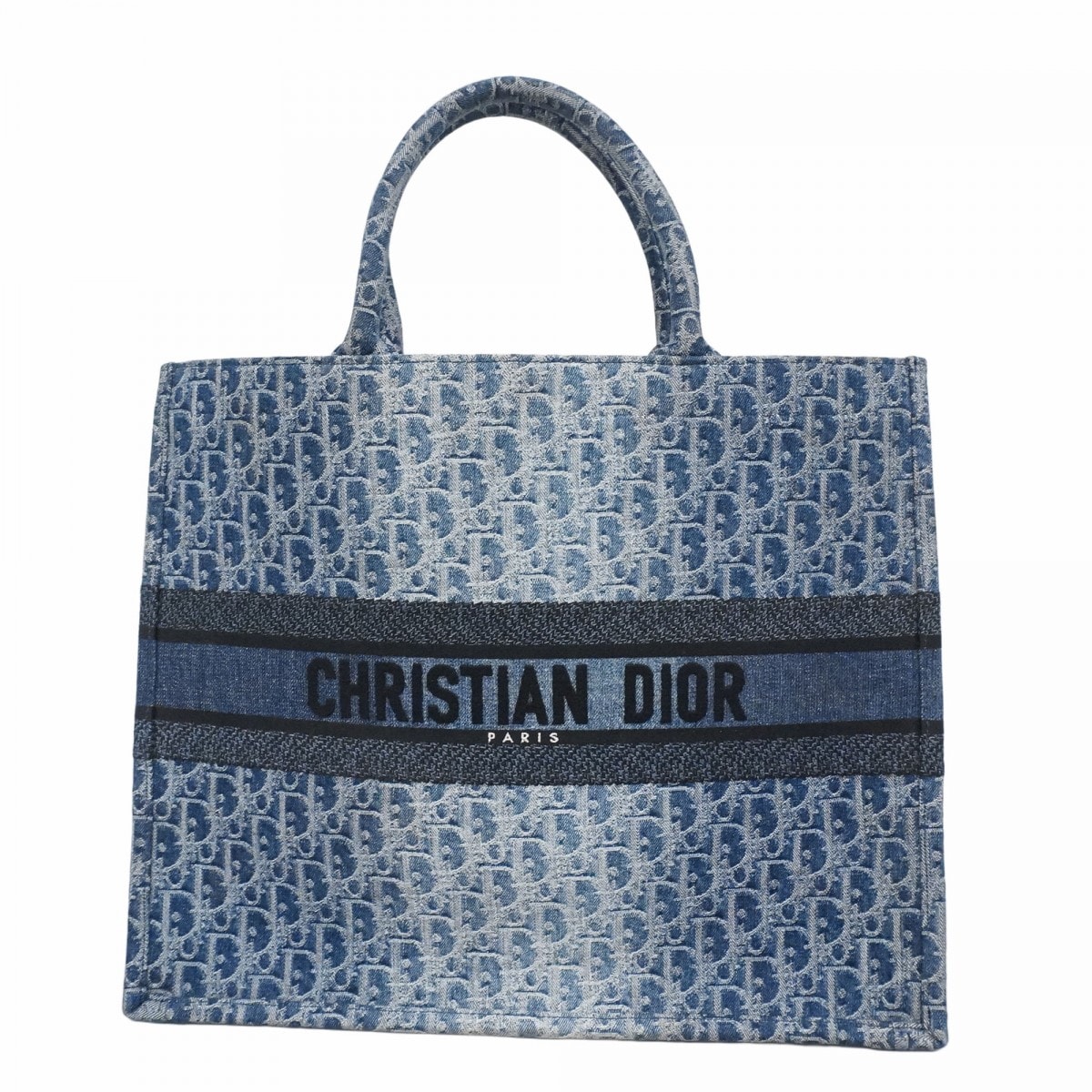 C (やや傷や汚れあり)】【6bd4554】クリスチャンディオール トート