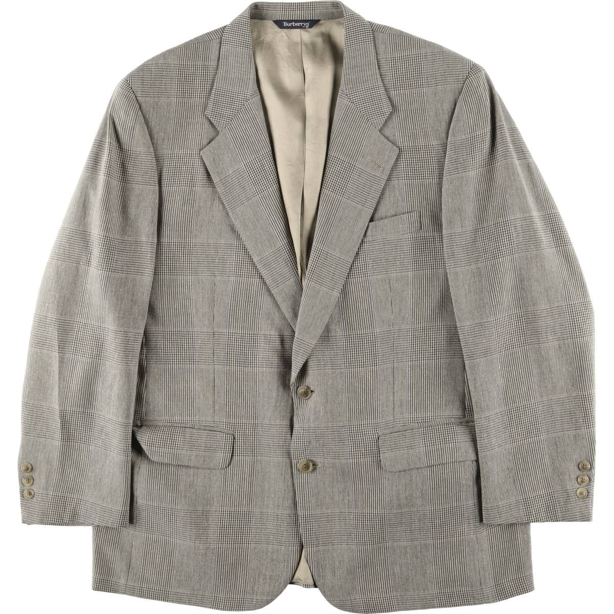 古着 80~90年代 バーバリー Burberry's ガンクラブチェック ウールテーラードジャケット USA製 メンズL相当 ヴィンテージ/evb032438