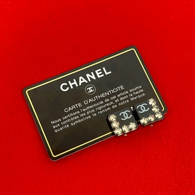 CHANEL シャネル ココマーク スクエア ラインストーン プラスチック イヤリング ブラック
66936
