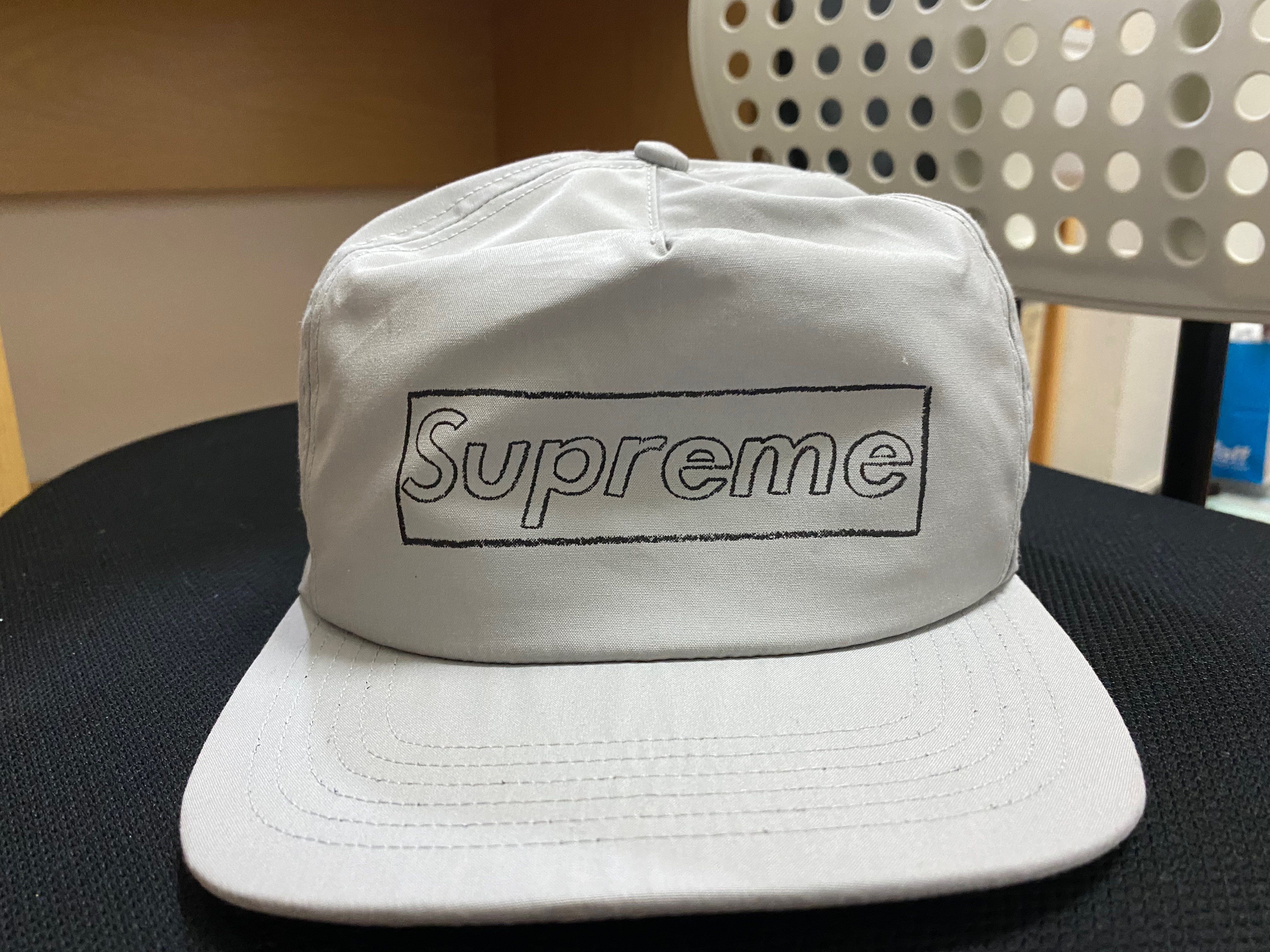Supreme KAWS Chalk Logo 5-Panel "Grey"