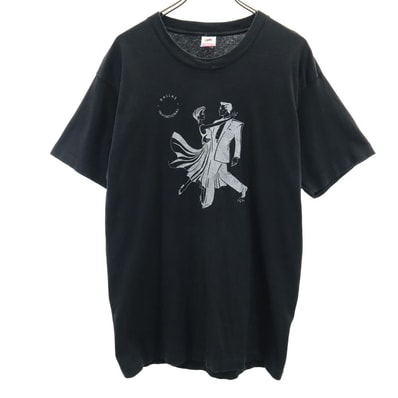 FRUIT OF THE LOOM フルーツオブザルーム 90s USA製 オールド 半袖 シングルステッチ Tシャツ L ブラック
