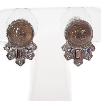 シャネル CHANEL ココマーク ピアス メタル シルバー レディース【中古】【ABランク】