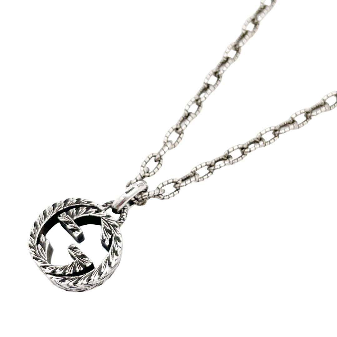 GUCCI Interlocking G Pendant Necklace