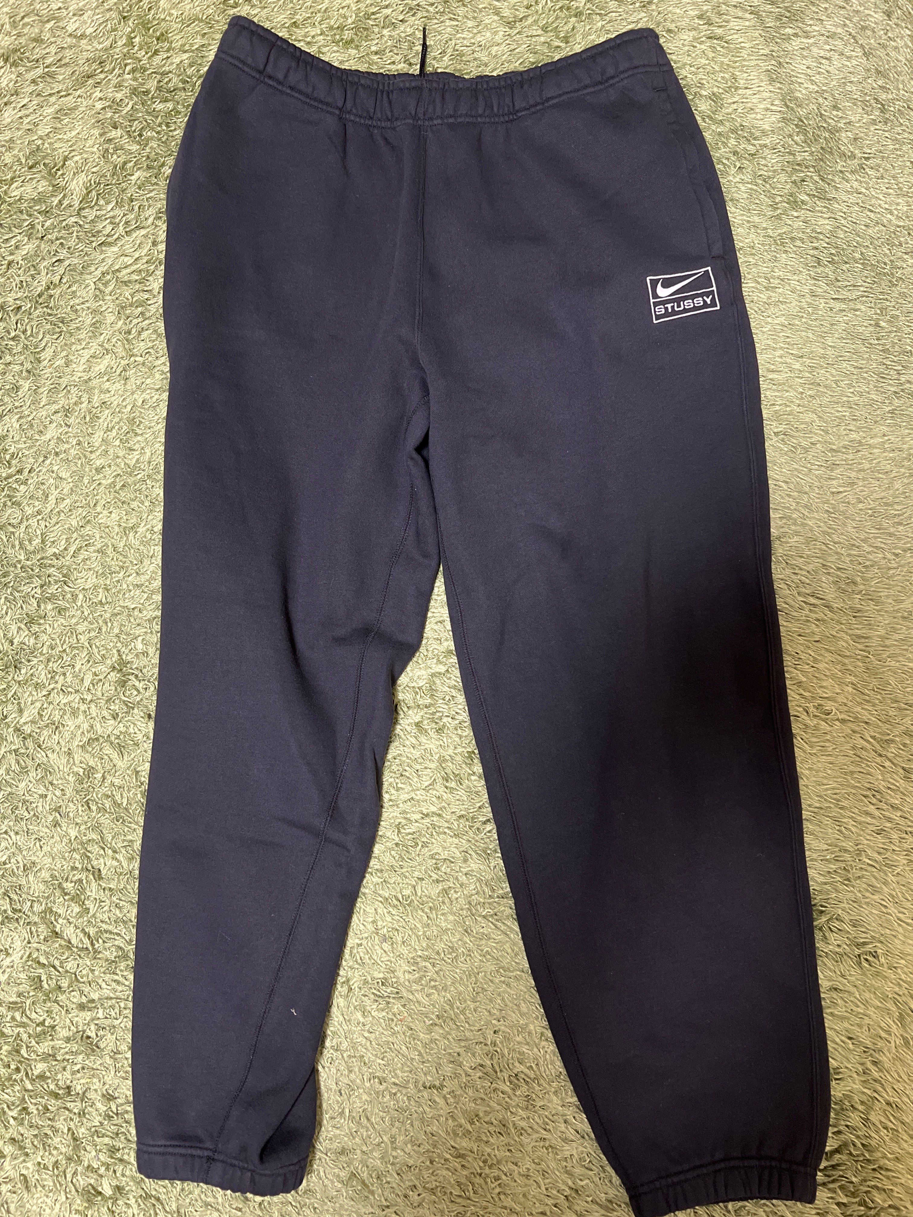 Stussy × Nike NRG Washed Fleece Pant (US Size) "Black" DN4030-010