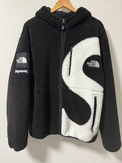 Supreme x The North Face S Logo Hooded Fleece Jacket "Black"