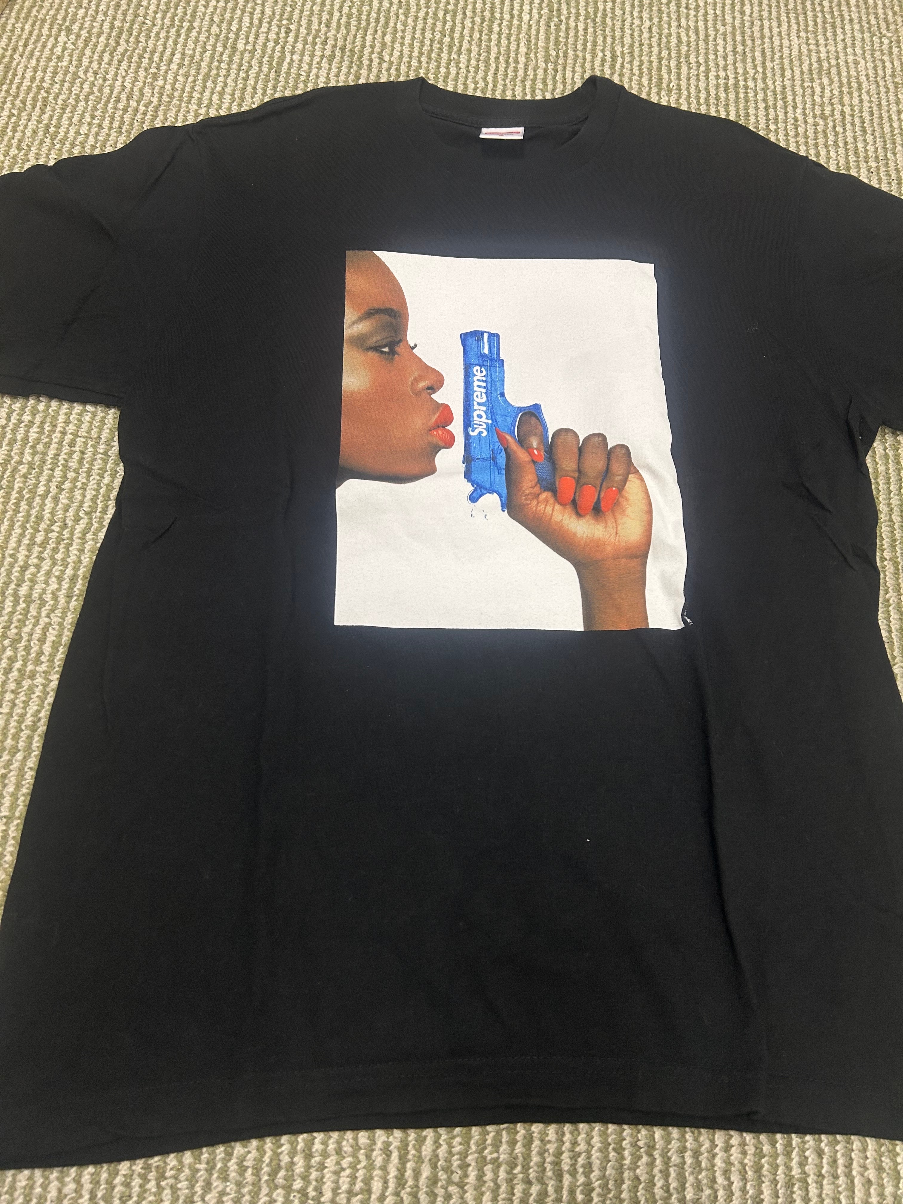 Supreme Water Pistol Tee "Black"