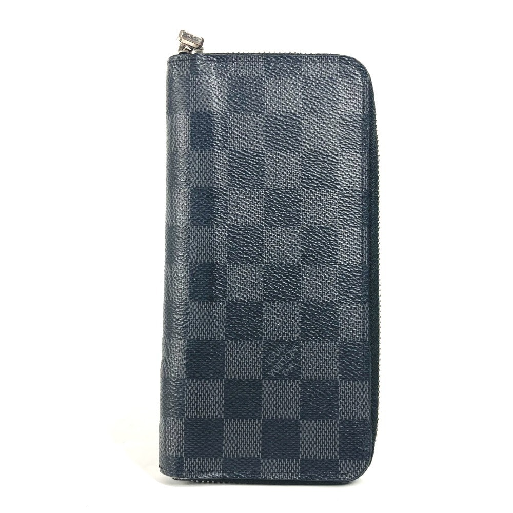 ルイヴィトン LOUIS VUITTON ポルトフォイユヴァスコ N61653 ダミエグラフィット ロングウォレット ラウンドファスナー 長財布 ダミエグラフィットキャンバス ブラック
