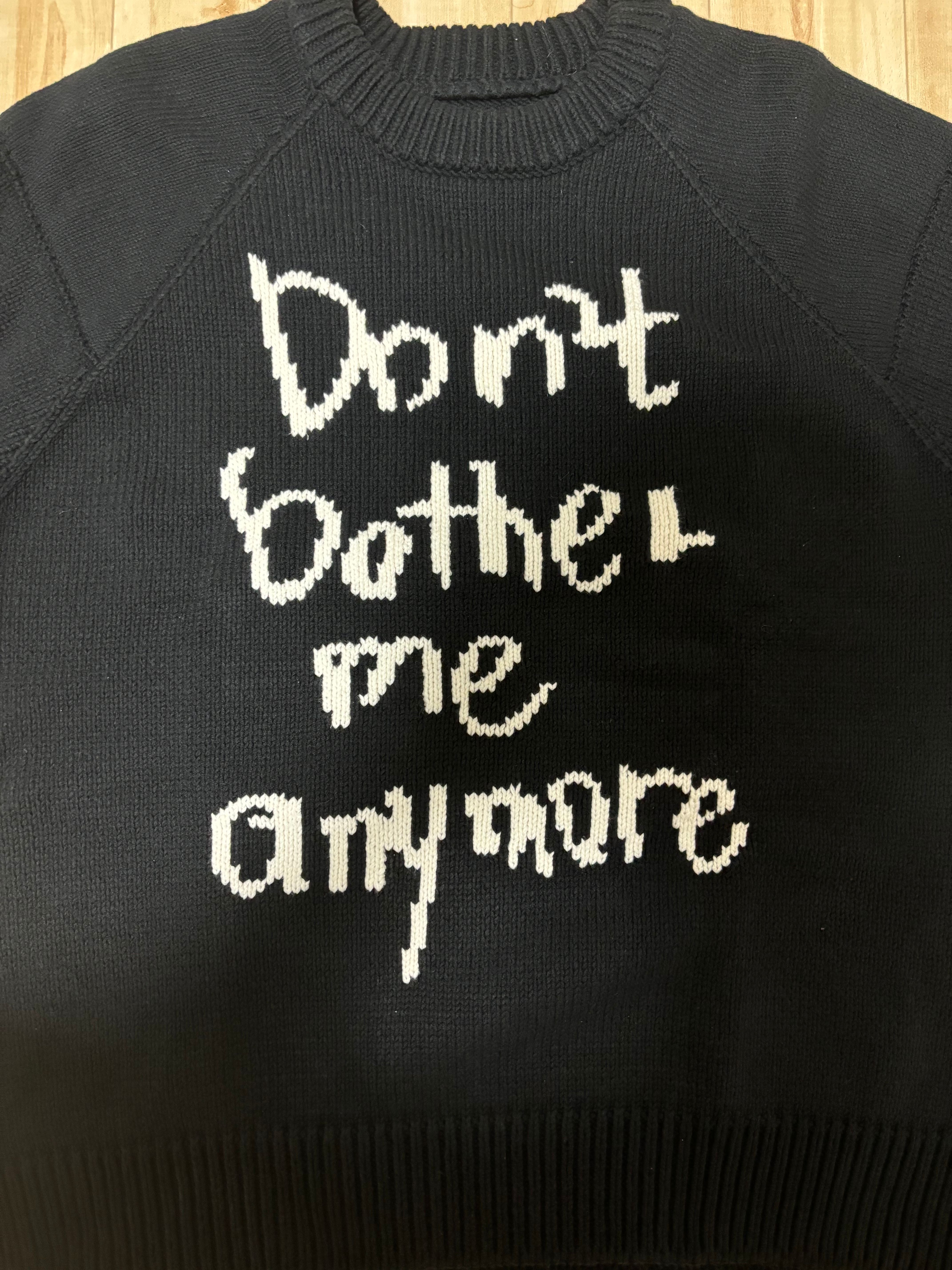 Wasted Youth Knit Sweater "Black" / VERDY