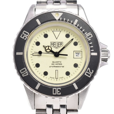 タグホイヤー TAG HEUER 980.115 プロフェッショナル 200m 蓄光ダイヤル ライトグリーン クォーツ レディース 腕時計 E#147033