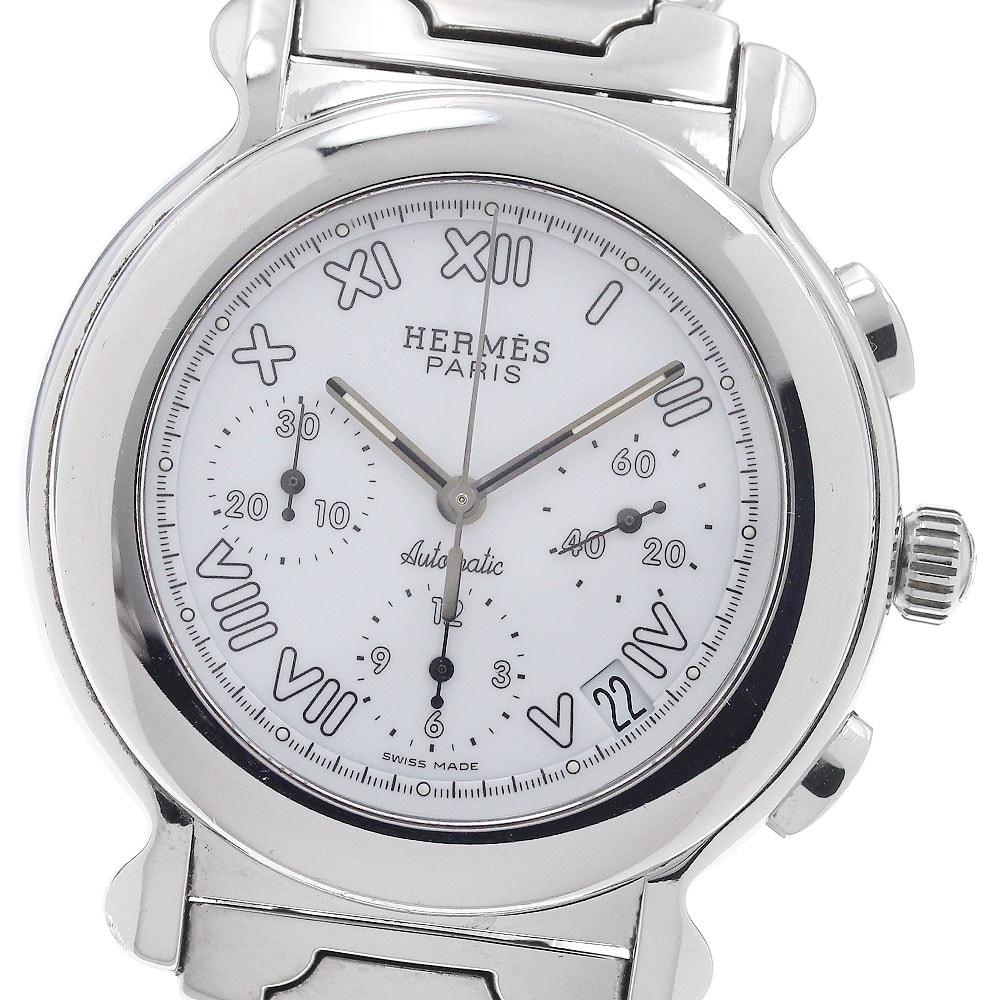 エルメス ケプラー クロノグラフ KP1.910 自動巻き メンズ 【中古】