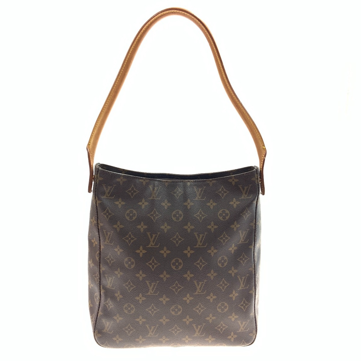 〇〇LOUIS VUITTON ルイヴィトン モノグラム ルーピングGM ショルダーバッグ M51145 ブラウン