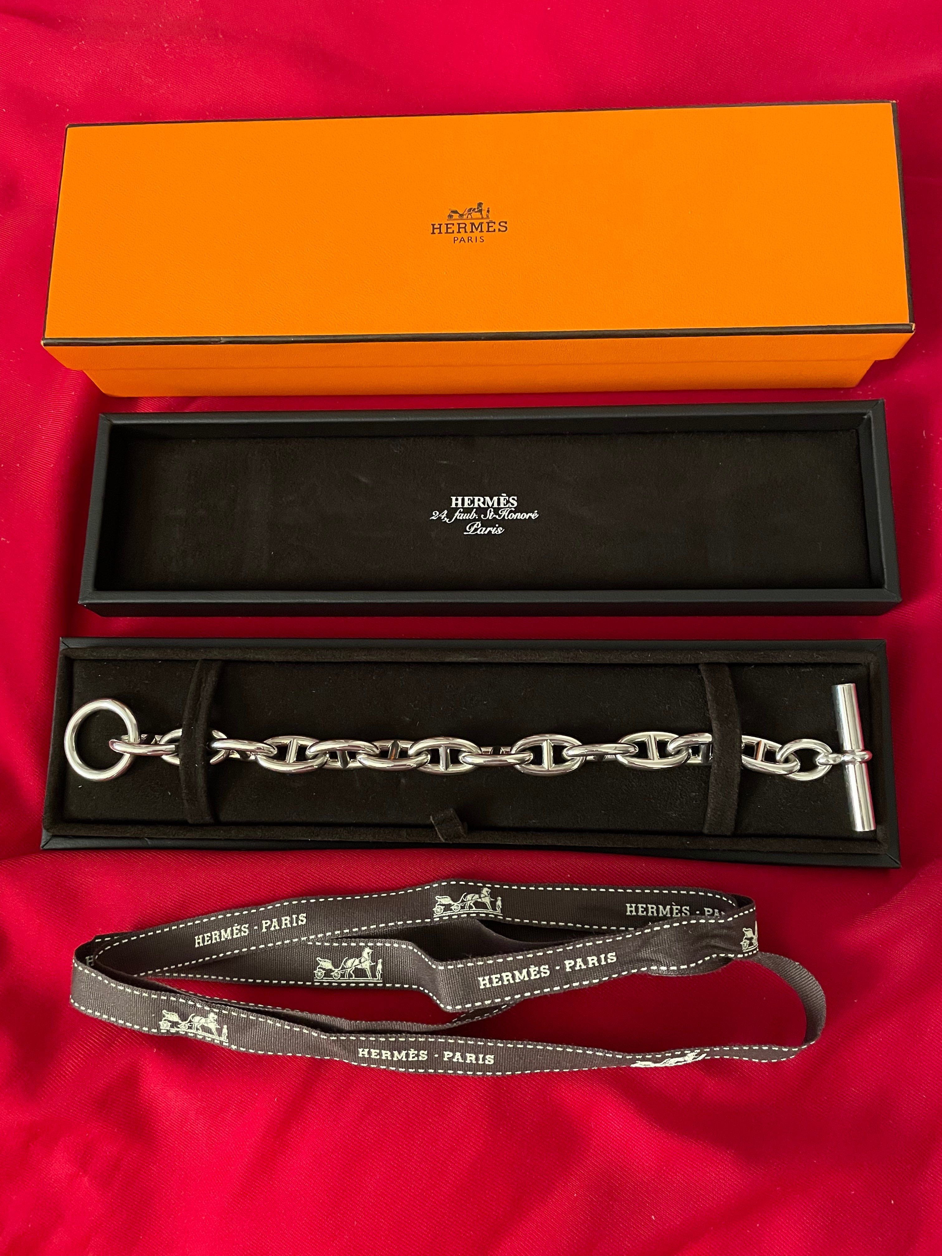 Hermes Chaine D'ancre GM Bracelet "Silver"