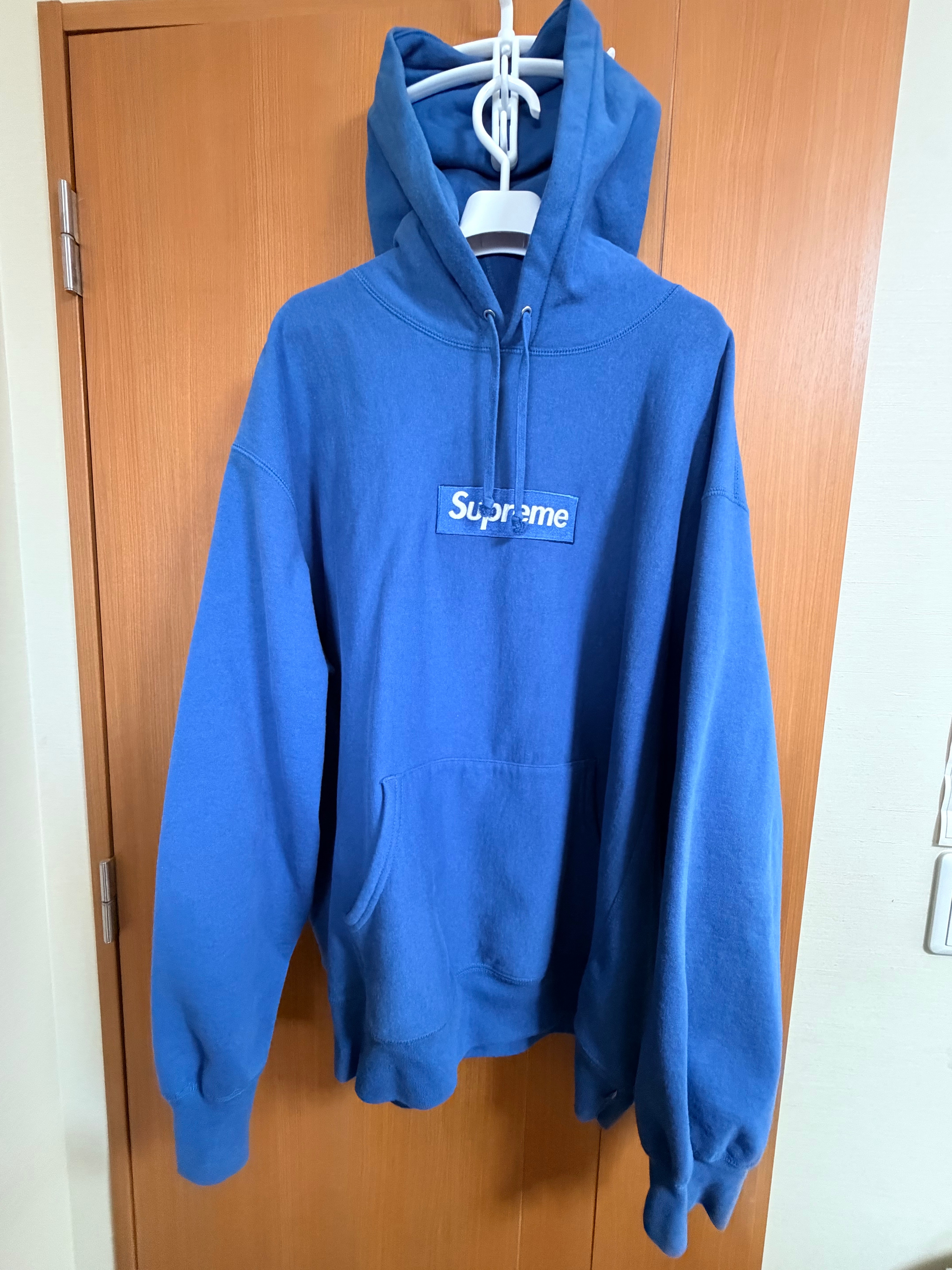 Supreme Box Logo Hooded Sweatshirt "Blue" (23FW)