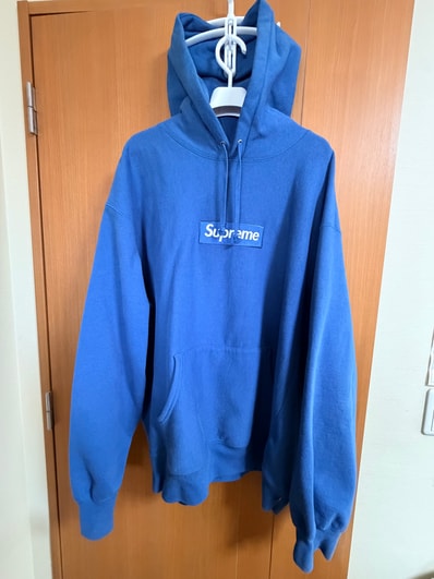 Supreme Box Logo Hooded Sweatshirt "Blue" (23FW)