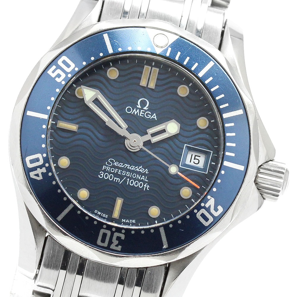 オメガ シーマスター300 デイト 2583.80 レディース 【中古】
