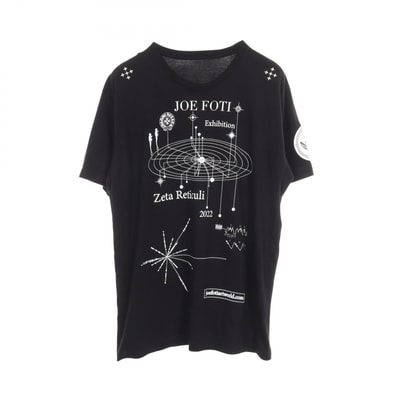 クロムハーツ CHROME HEARTS JOE FOTI EXHIBITION 2022 半袖Tシャツ 衣料品 トップス コットン メンズ ブラック系 【中古】