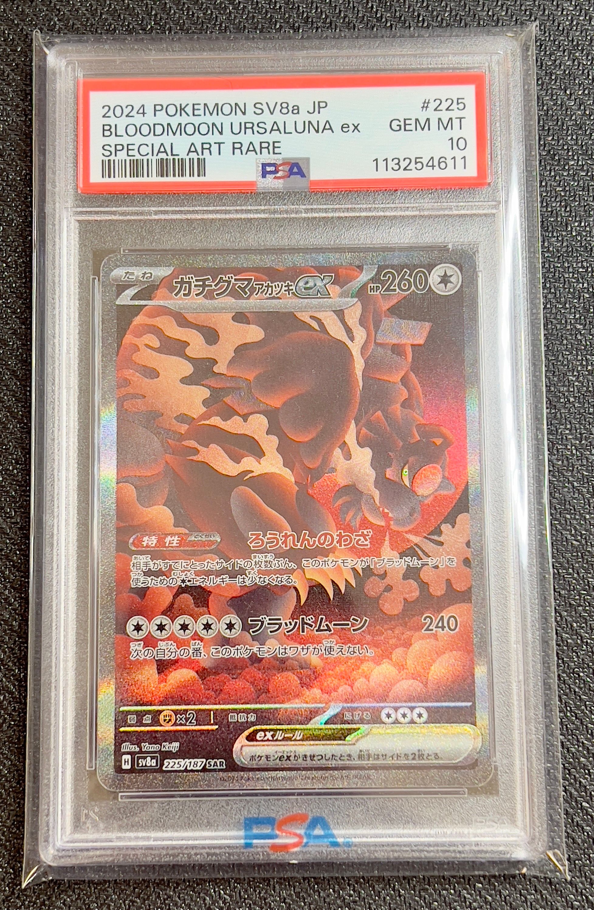 ガチグマ アカツキex SAR [SV8a 225/187](ハイクラスパック「テラスタルフェスex」)
