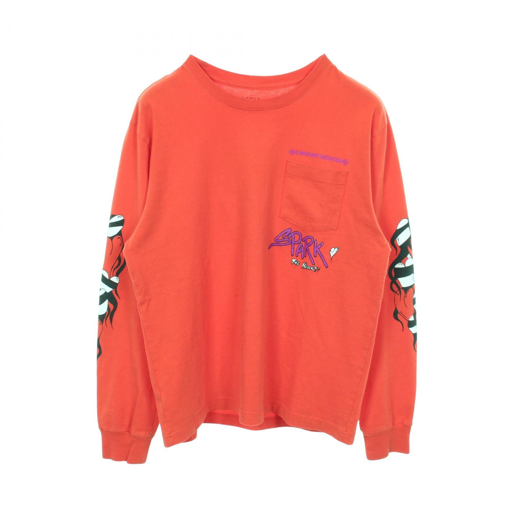 Chrome Hearts PPO Matty Boy Spark the Heart L/S T-Shirt "Red"