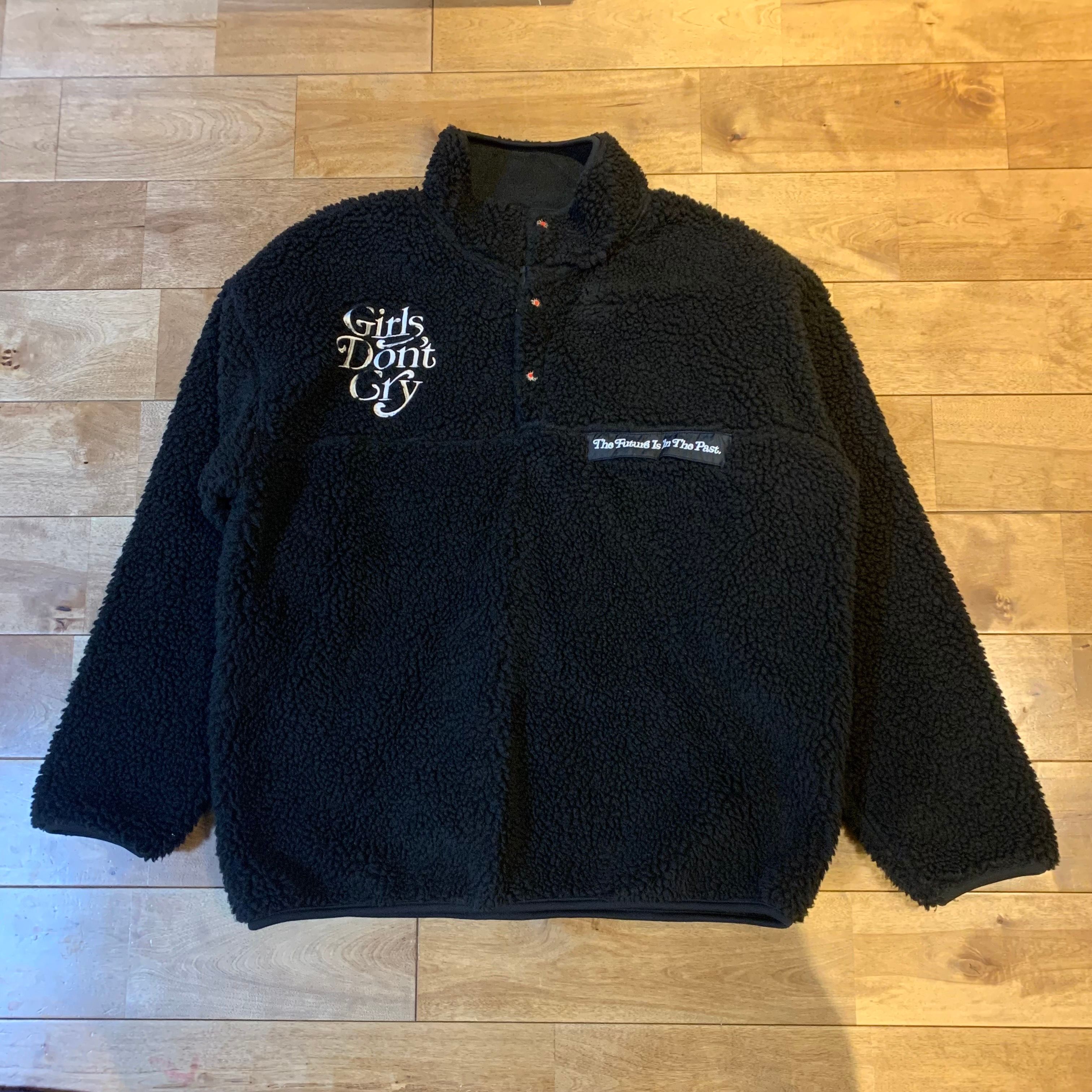 HUMAN MADE Girls Don ’t Cry fleece jacket "Black" / VERDY