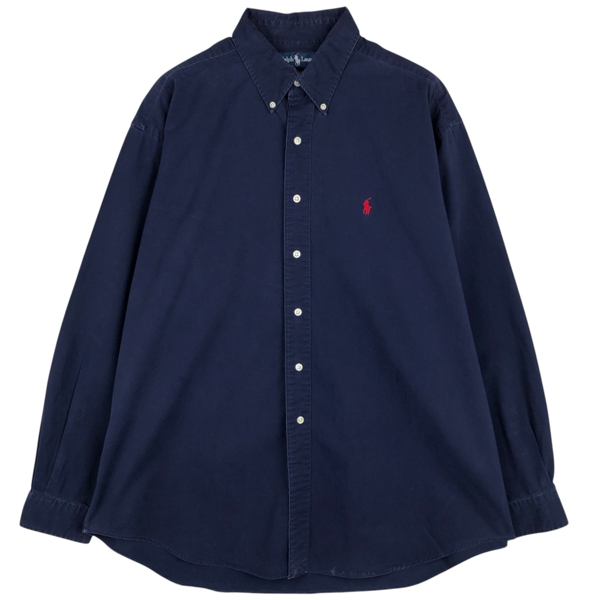 古着 ラルフローレン Ralph Lauren BLAKE 長袖 ボタンダウンシャツ メンズXL相当/eaa619740