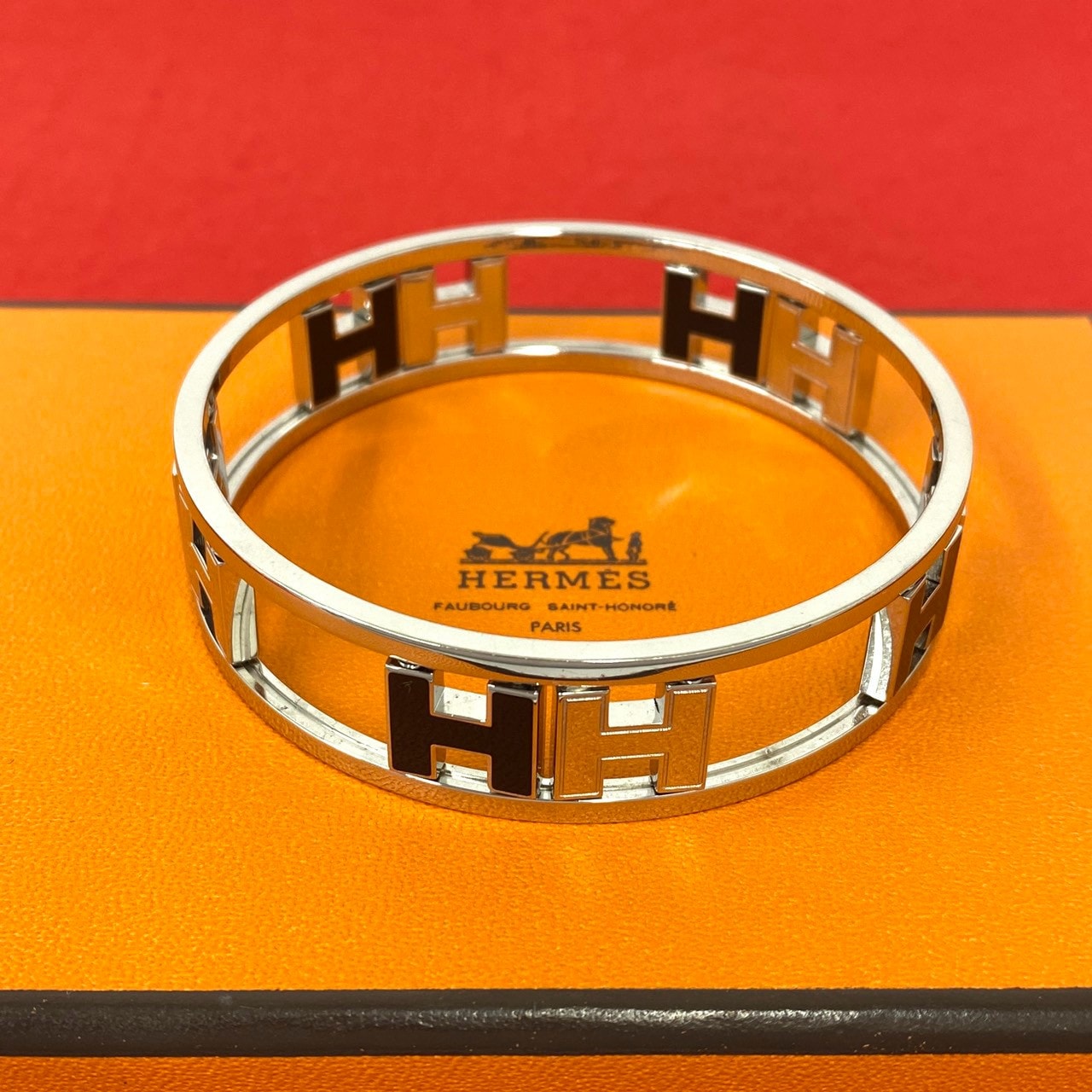 HERMES エルメス ロンドアッシュ バングル メタル バングル シルバー
 23029