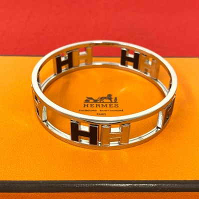 HERMES エルメス ロンドアッシュ バングル メタル バングル シルバー
23029
