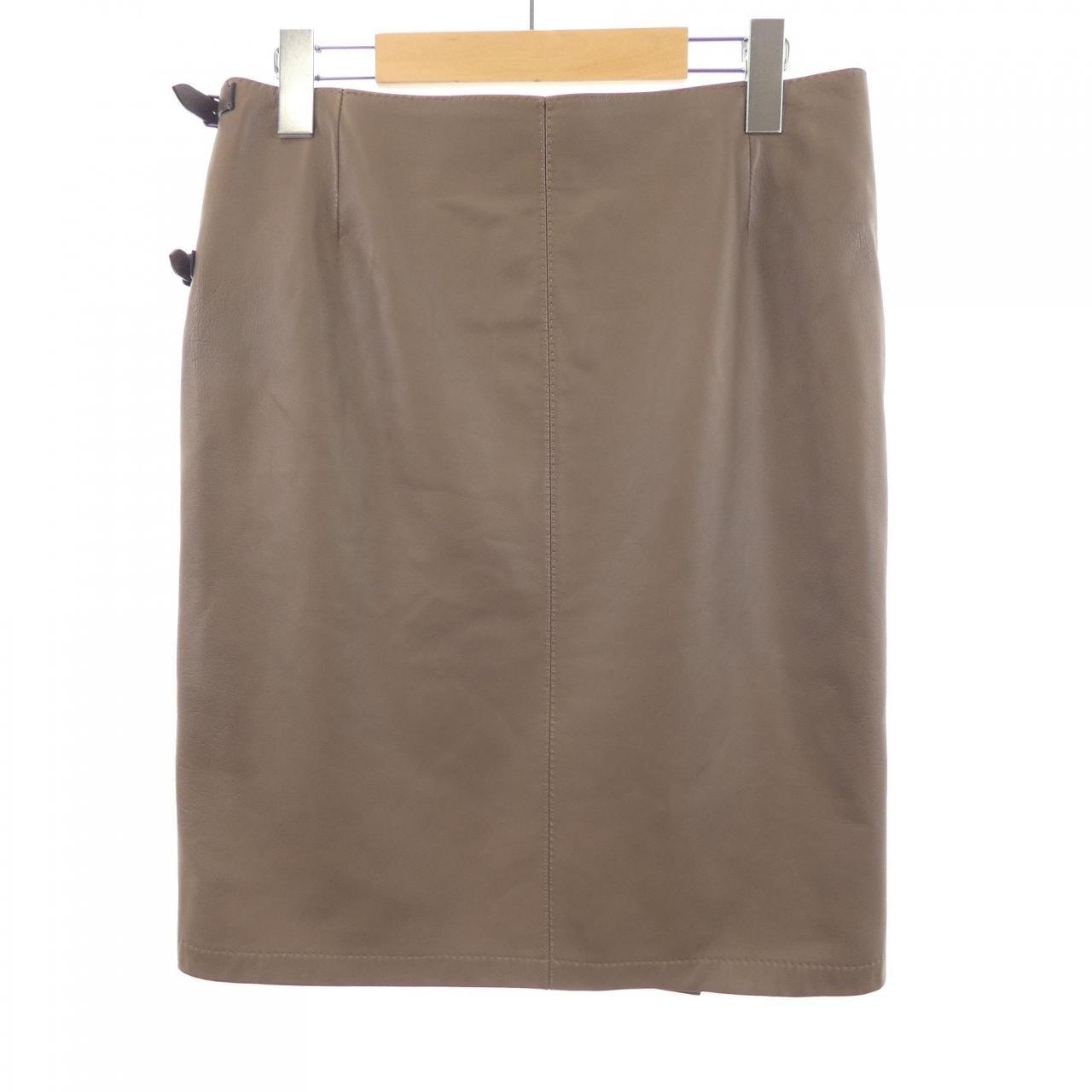 C (やや傷や汚れあり)】エルメス HERMES 07-7010 スカート 38の中古