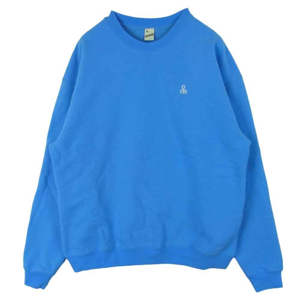 SOPHNET. ソフネット 21AW SOPH-212111 SCREENSTARS スクリーン スターズ スコーピオン刺繍 クルーネック スウェット トレーナー ライトブルー系 M【中古】