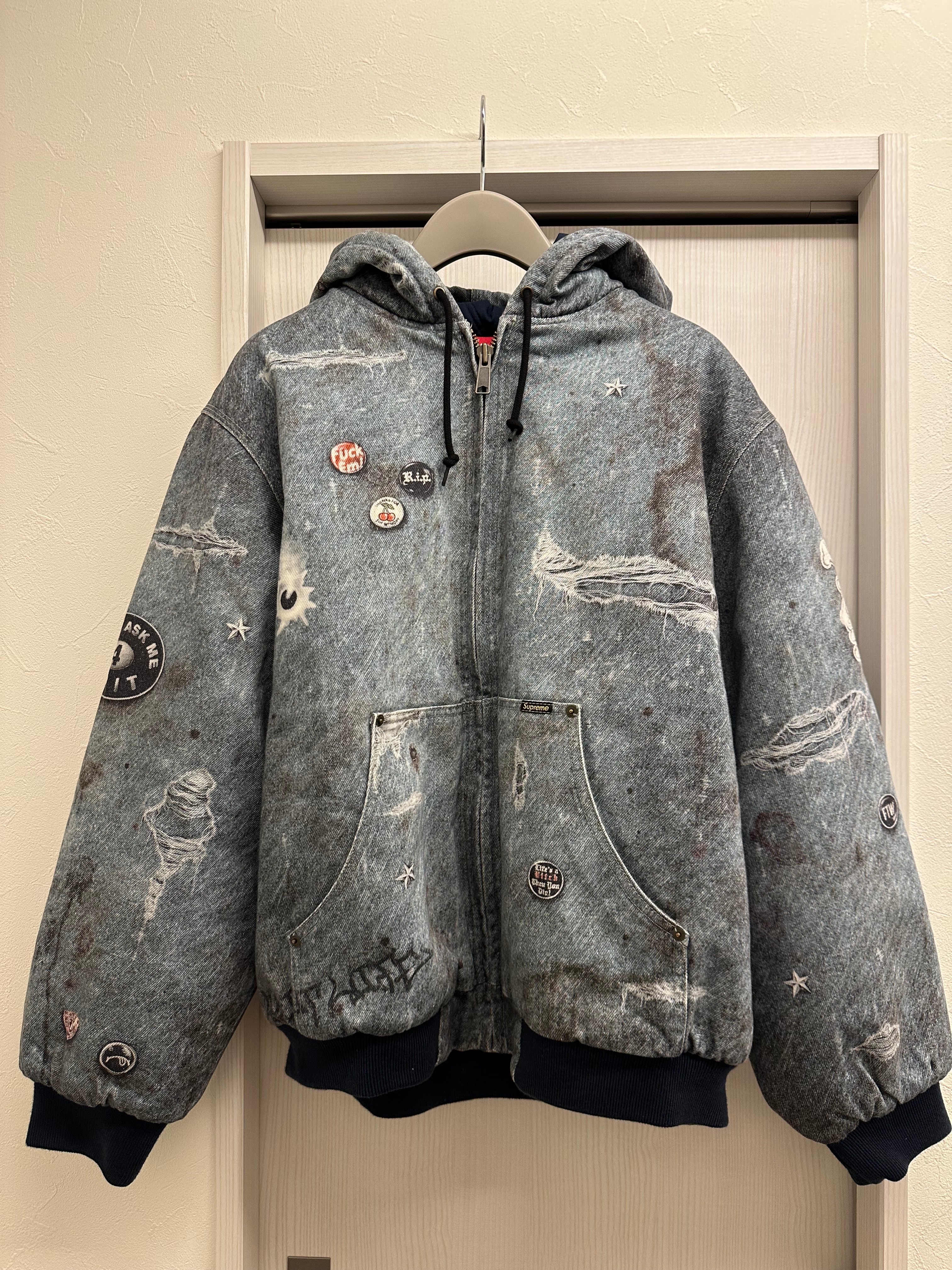 Supreme HJR Trompe Loeil Hooded Work Jacket 