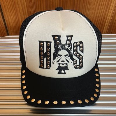 HYSTERIC GLAMOUR See No Evil Studded Mesh Cap "Black"