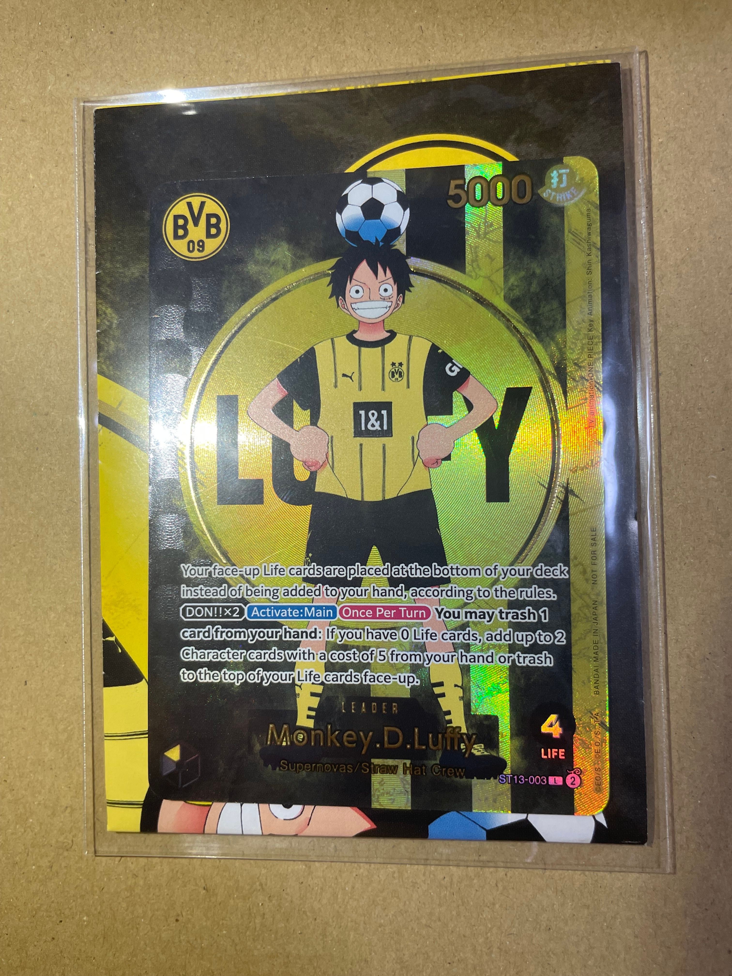 モンキー・D・ルフィ L [ST13-003]【英語版】(プロモーションカード「ボルシアドルトムント × ONE PIECE マッチデー 2025」)