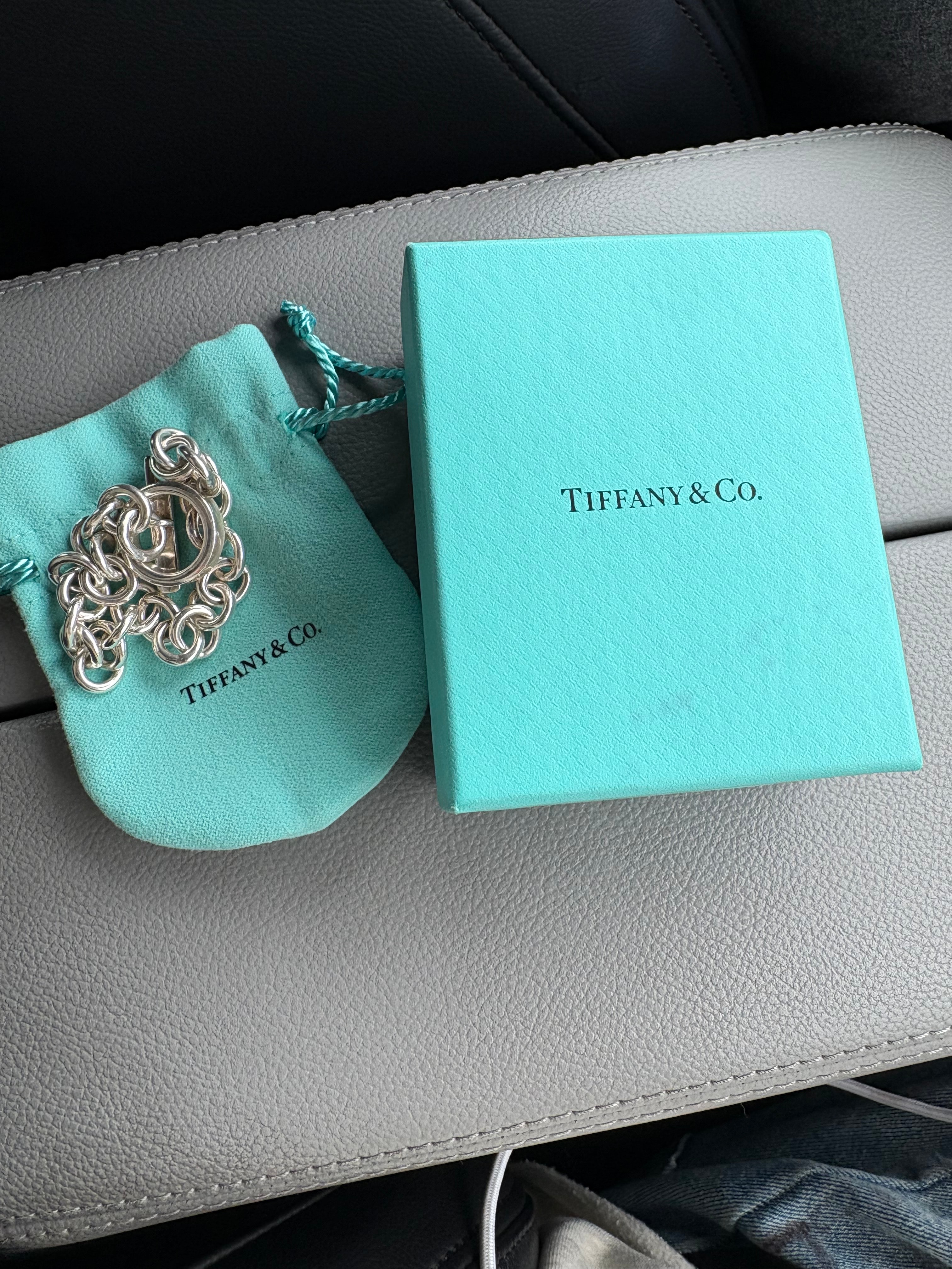 ティファニー 1837 トグル ブレスレット ドーナツチェーン Tバー ey4