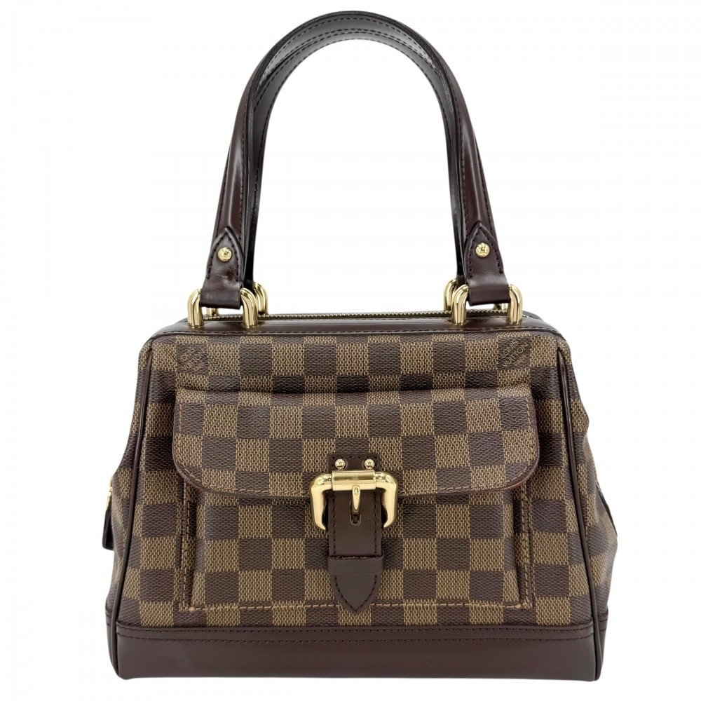 LOUIS VUITTON ルイヴィトン ハンドバッグ ナイツブリッジ N51201 ダミエキャンバス    ブラウン 茶 ゴールド金具 レディース【中古品】