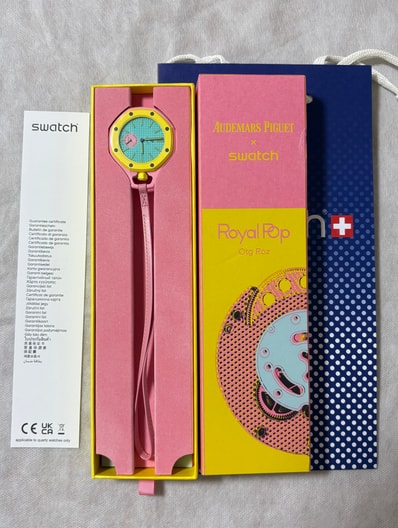 Swatch x Audemars Piguet Royal Pop Otg Roz "Pink/Yellow"