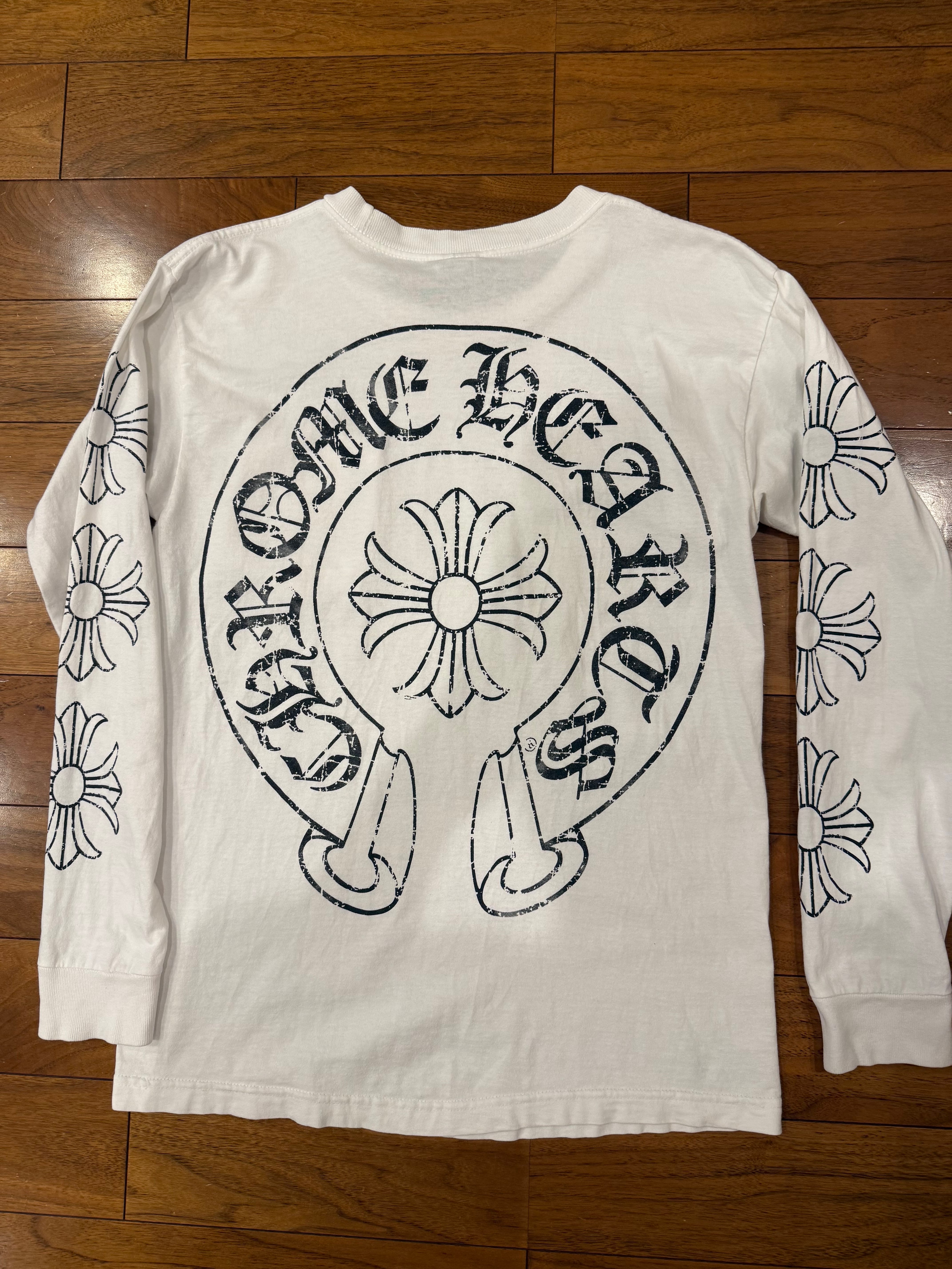 CHROME HEARTS ホースシュー長袖カットソー M