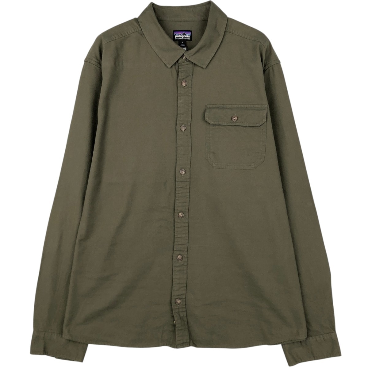 古着 パタゴニア Patagonia ORGANIC COTTON 42410FA25 長袖 フランネルシャツ メンズXL相当/eaa682215