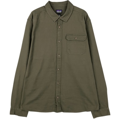 古着 パタゴニア Patagonia ORGANIC COTTON 42410FA25 長袖 フランネルシャツ メンズXL相当/eaa682215