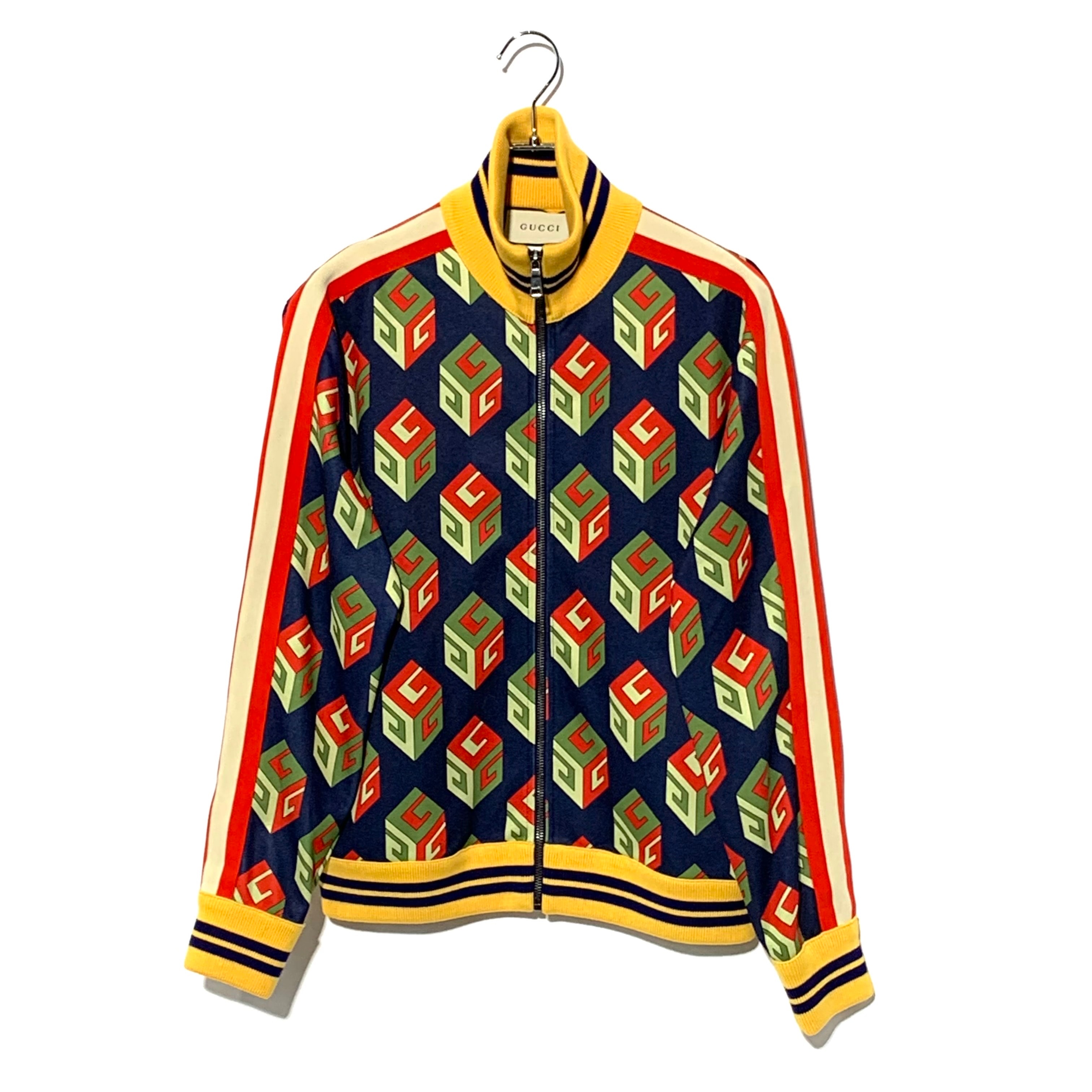 GUCCI GGウォールペーパーテクニカルジャージブルゾン 