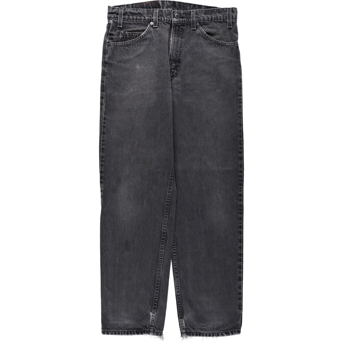 古着 90年代 リーバイス Levi's 550 RELAXED FIT オレンジタブ ブラックデニム テーパードデニムパンツ USA製 メンズw31相当 ヴィンテージ/eaa671979