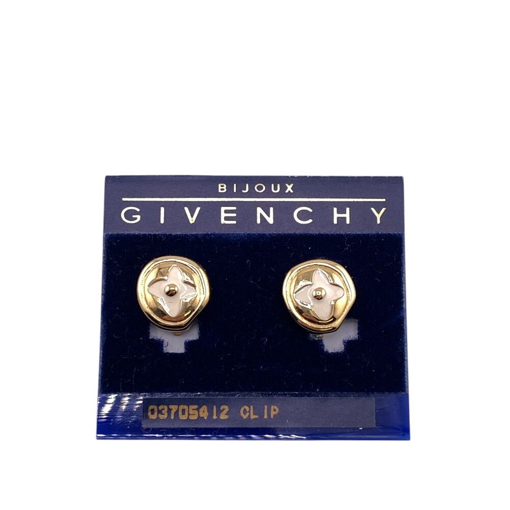 ジバンシィ GIVENCHY イヤリング ヴィンテージ 金メッキ ゴールド