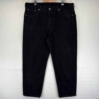 古着 リーバイス Levi's パンツ 550 テーパード ジッパーフライ バギー ジーパン ジーンズ W40 L30 ブラック系 メンズ