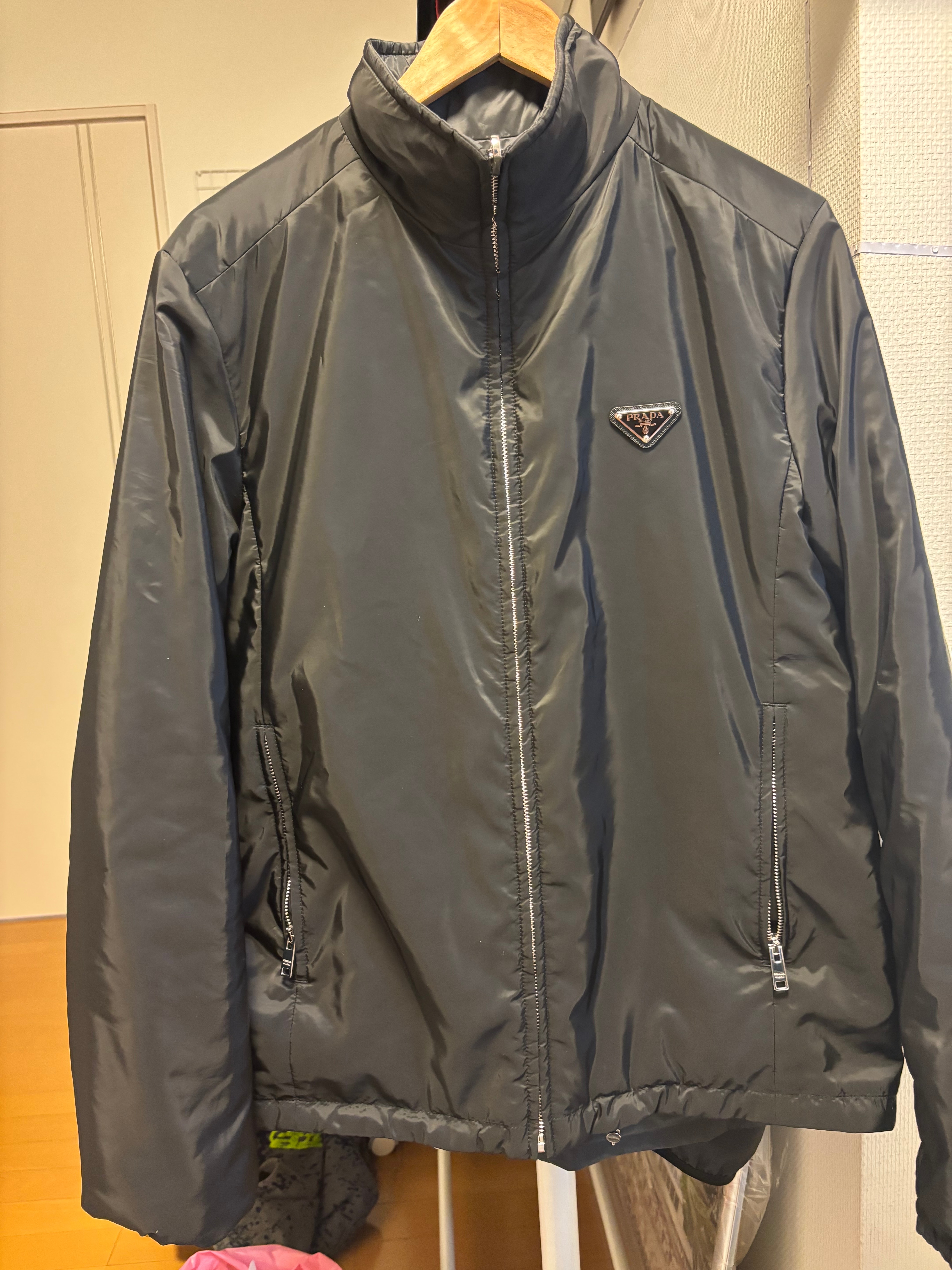 PRADA Triangle Logo Jacket "Black"