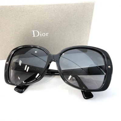 Dior ロゴ サングラス グラデーション ブラック イタリア製 鑑定済み 正規品 ディオール