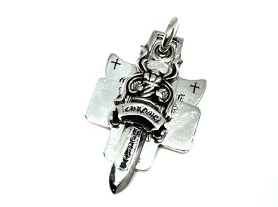 Chrome Hearts 3 Trinket Pendant "Silver"