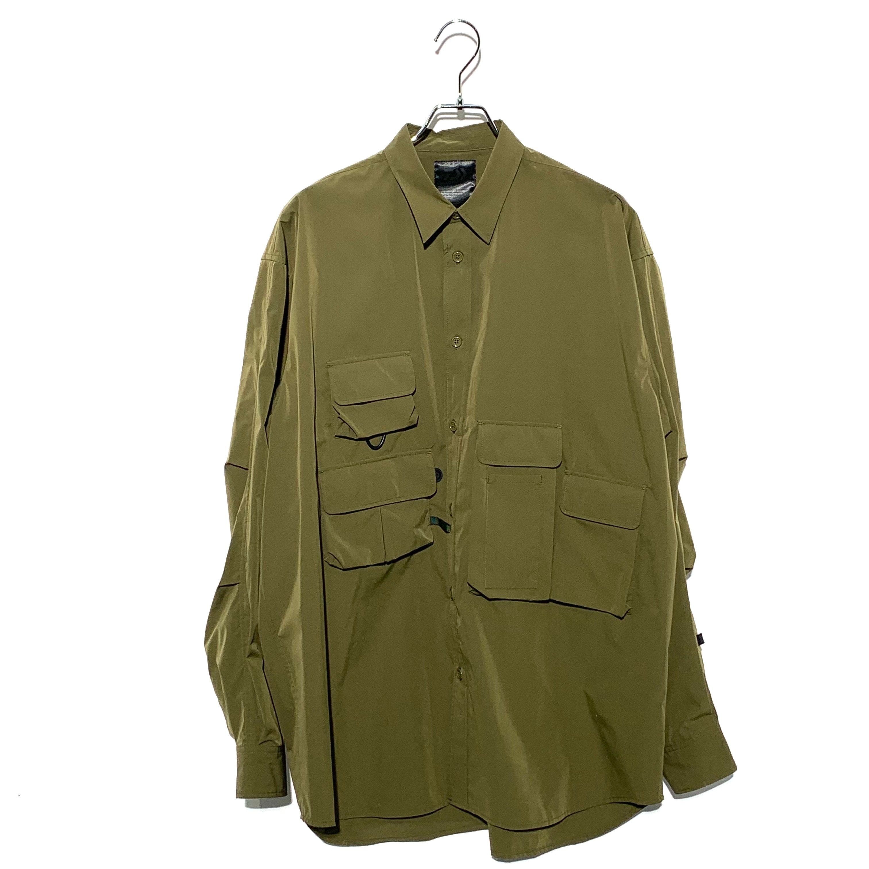 DAIWA PIER 39 Mulch Pocket Easy Shirt Olive 20SS