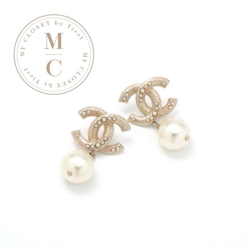 シャネル CHANEL ピアス ゴールド ココマーク パール