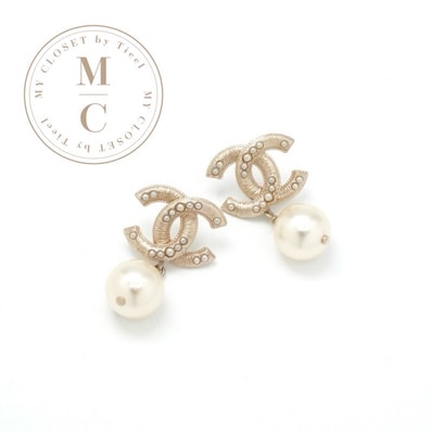 シャネル CHANEL ピアス ゴールド ココマーク パール