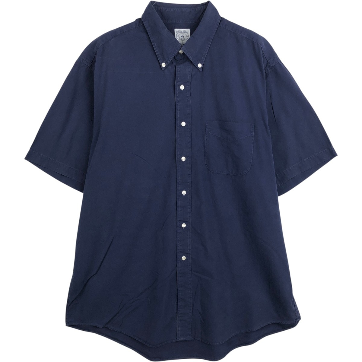 古着 ブルックスブラザーズ Brooks Brothers SPORT SHIRT 半袖 ボタンダウンシャツ メンズL相当/eaa668118